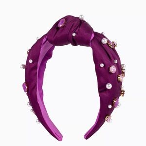 LILLY PULITZER Gem Embellished Purple Headband
